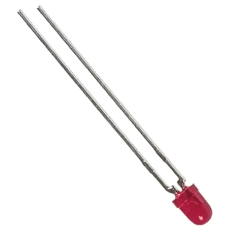 Vishay 3 V Red LED 3 mm (T-1) Through Hole TLHR4401