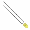 Vishay 3 V Yellow LED 3 mm (T-1) Through Hole TLHY4405