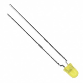 Vishay 3 V Yellow LED 3 mm Through Hole Diffused Round Lens TLHY4405
