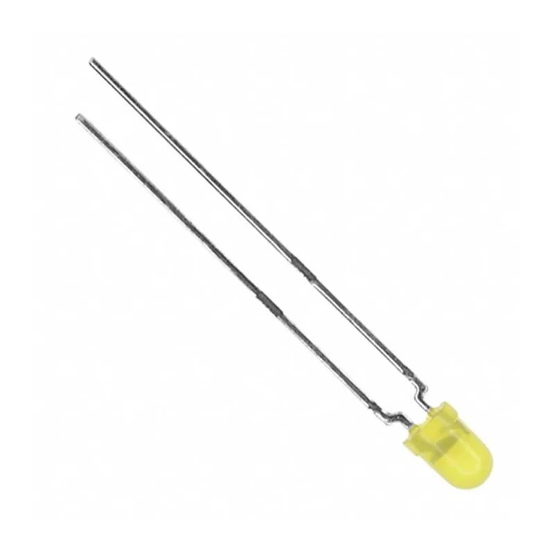 Vishay 3 V Yellow LED 3 mm Through Hole Diffused Round Lens TLHY4405