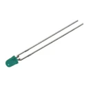 Vishay 3 mm Green Through Hole LED 1.9 V Forward Voltage 7 mA TLLG4400