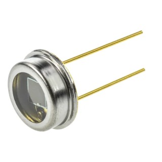 Vishay Photodiode Visible Light Infrared, 65 ° Angle, Through Hole TO-5 Package BPW20RF