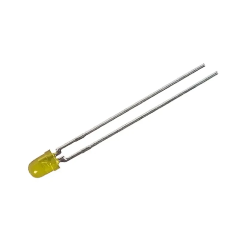 Vishay 3V Yellow LED 3 mm (T-1) Through Hole High Efficiency TLHY4401