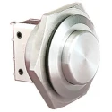 Bulgin Push Button Switch, Momentary, Panel Mount, 25.8 mm Cutout, SPST, IP66 Rated, 250 V AC MP0038/2