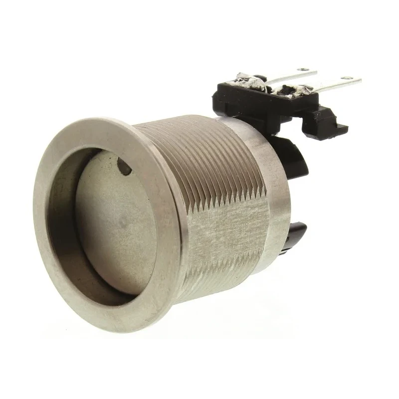 Schurter MSM LA 19 Series Illuminated Push Button Switch, Latching, Panel Mount, 19 mm Cutout, DPDT, Red 1241.6823.1121000