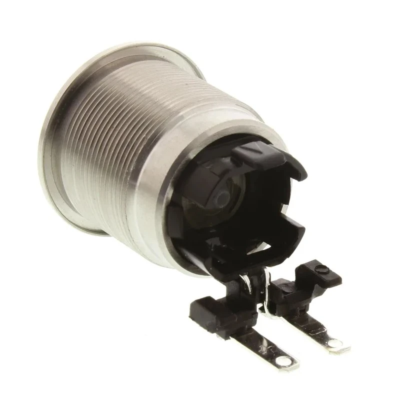 Schurter MSM LA 19 Series Illuminated Push Button Switch, Latching, Panel Mount, 19 mm Cutout, DPDT, Red 1241.6823.1121000