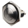 Bulgin Stainless Steel Vandal Resistant Momentary Push Button Switch Panel Mount 25.8 mm Cutout 28V dc 250V ac MP0038/3