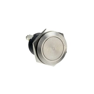 Bulgin MP Series Push Button Switch Momentary Panel Mount 19.2 mm Cutout SPST IP68 50 V dc 50 V ac MP0037
