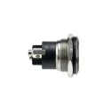 Bulgin MP Series Push Button Switch Momentary Panel Mount 19.2 mm Cutout SPST IP68 50 V dc 50 V ac MP0037