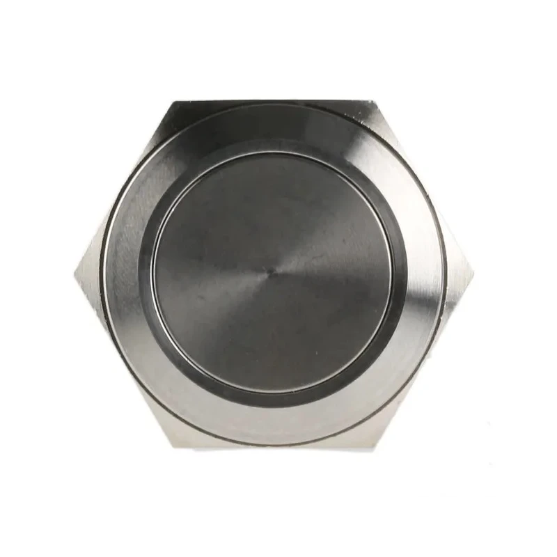 Bulgin MP Series Push Button Switch Momentary Panel Mount 19.2 mm Cutout SPST IP68 50 V dc 50 V ac MP0037