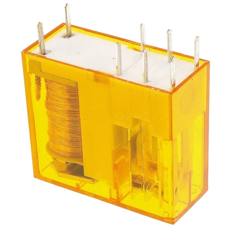 Finder Power Relay 12V AC Coil Voltage 8A Switching Current DPDT PCB Mount 40.52.8.012.0000