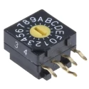 KNITTER-SWITCH Rotary Flush Rotary Coded DIP Switch Through Hole DRR3016