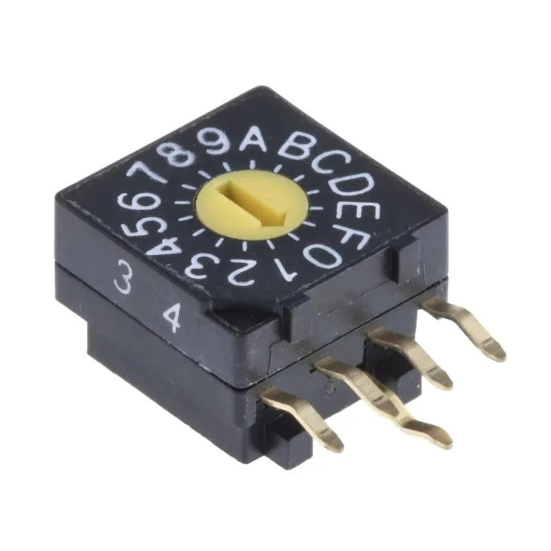 KNITTER-SWITCH Rotary Flush Rotary Coded DIP Switch Through Hole DRR3016