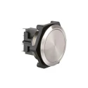 Bulgin MP Series Push Button Switch, Momentary, Panel Mount, 27.7 mm Cutout, SPDT, Silver Actuator, Amber Blue Green MP0050