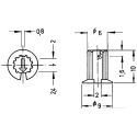 KNITTER-SWITCH Rotary Switch Cap for use with DRS Series, DRR Series KR207