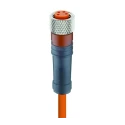 Lumberg Automation Sensor Actuator Cable Female 4-way M8 Straight to Male Straight Unterminated 2m 30V 11300 RKMV 4-07/2 M