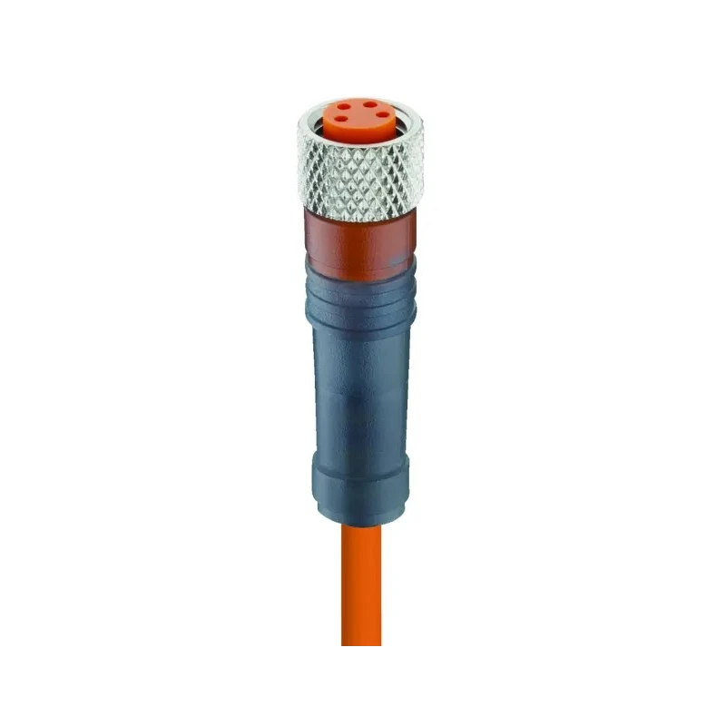 Lumberg Automation Sensor Actuator Cable Female 4-way M8 Straight to Male Straight Unterminated 2m 30V 11300 RKMV 4-07/2 M