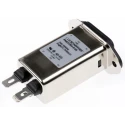 Schaffner 250V AC 6A Panel Mount IEC Filter Male Faston FN9222EU-6-06