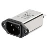 Schaffner 250V ac 1A Panel Mount IEC Filter Male with Faston Termination FN9222EU-1-06
