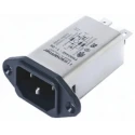 Schaffner 250V AC 3A Panel Mount IEC Filter Male Faston FN9244-3-06