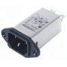 Schaffner 250V AC 3A Panel Mount IEC Filter Male Faston FN9244-3-06
