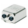 Schaffner Chassis Mount EMI Filter 6 A 250V AC/DC 400Hz Fast-On 1 Phase FN2030
