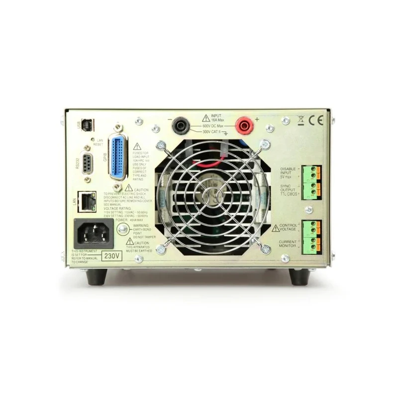 Aim-TTi Programmable Electronic DC Load LDH400 Series, 0 to 400 W, 10/500 V, 0 to 16 A LDH400