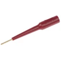Fluke Red Test Connector Adapter with Brass Contacts and Gold Plating, 3A Current, 1.6mm Plug, 70V DC 3563-2