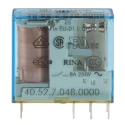 Finder PCB Power Relay 48V DC Coil 8A Switching Current DPDT 40.52.7.048.0000