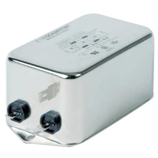 Schaffner Power Line EMI Filter 3A 250V ac/dc 0Hz-400Hz Chassis Mount Fast-On 1 Phase FN2090