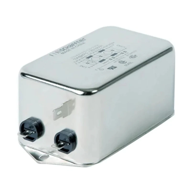 Schaffner Power Line EMI Filter 3A 250V ac/dc 0Hz-400Hz Chassis Mount Fast-On 1 Phase FN2090