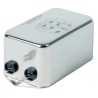 Schaffner Chassis Mount 1 Phase EMI Filter 16A 250V AC/DC 0Hz-400Hz Fast-On Termination FN2090