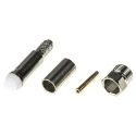 TE Connectivity 50 Ω FME Series Coaxial Connector Cable Female Connector, Straight Body Crimp 1-1337552-0