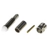 TE Connectivity 50 Ω FME Series Coaxial Connector Cable Female Connector, Straight Body Crimp 1-1337552-0