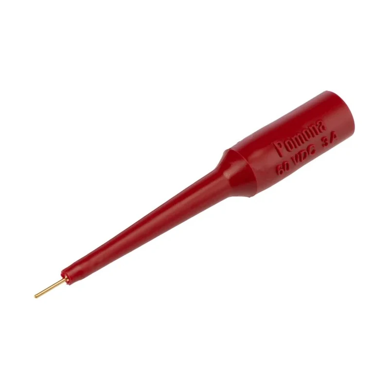 Fluke Red Test Connector Adapter With Brass Contacts and Gold Plated, 3A Current Rating, 70V DC, Model 4691-2