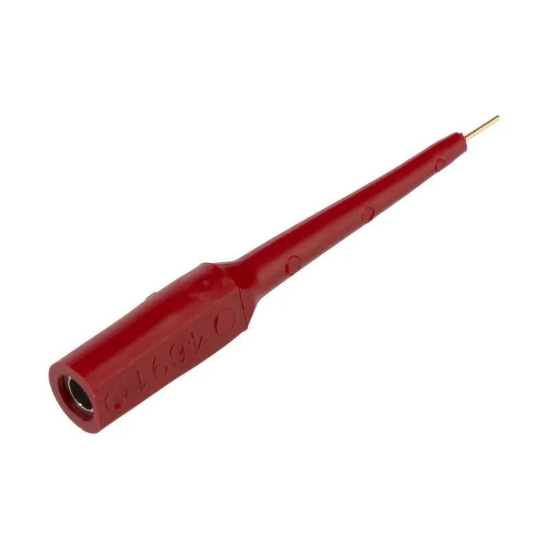 Fluke Red Test Connector Adapter With Brass Contacts and Gold Plated, 3A Current Rating, 70V DC, Model 4691-2