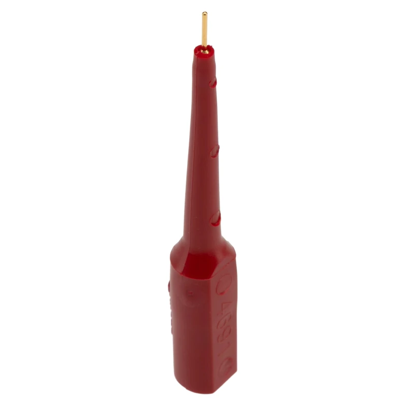 Fluke Red Test Connector Adapter With Brass Contacts and Gold Plated, 3A Current Rating, 70V DC, Model 4691-2