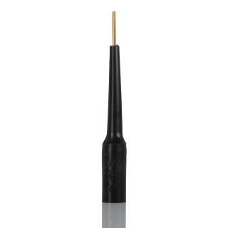 Fluke Black Test Connector Adapter with Brass Contacts, Gold Plated Pin, 3A Current, 70V dc, Banana Jack 3563-0