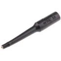 Fluke Black Test Connector Adapter with Brass and Copper Contacts, Gold Plated, 3A Current, 2.5kV Voltage 3562-0