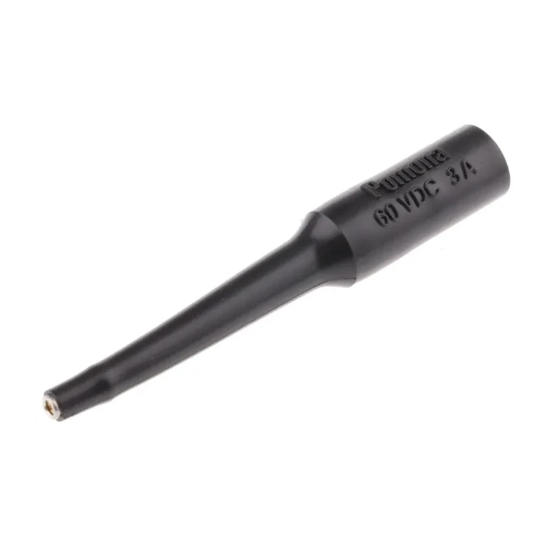 Fluke Black Test Connector Adapter with Brass and Copper Contacts, Gold Plated, 3A Current, 2.5kV Voltage 3562-0