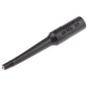 Fluke Black Test Connector Adapter with Brass and Copper Contacts, Gold Plated, 3A Current, 2.5kV Voltage 3562-0