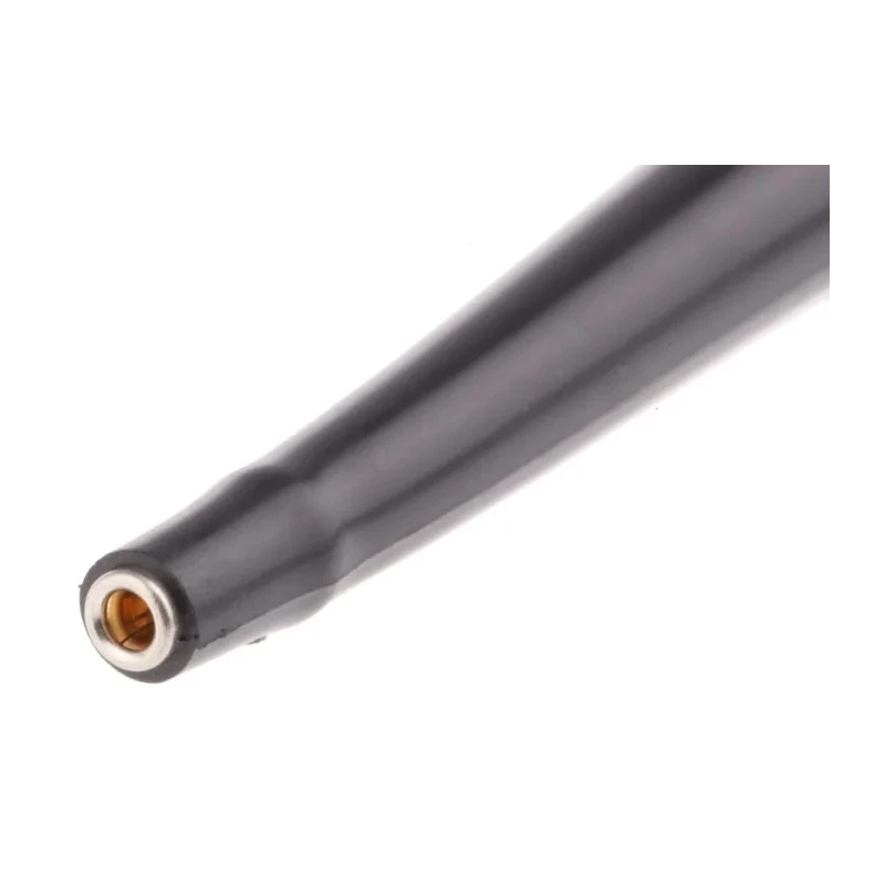 Fluke Black Test Connector Adapter with Brass and Copper Contacts, Gold Plated, 3A Current, 2.5kV Voltage 3562-0