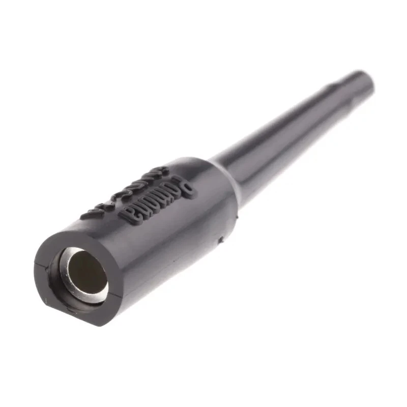 Fluke Black Test Connector Adapter with Brass and Copper Contacts, Gold Plated, 3A Current, 2.5kV Voltage 3562-0