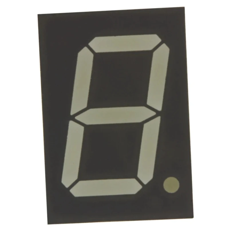 Vishay 1 7 Segment LED Display Anode Red 5mcd Right Side 13 mm TDSO5150