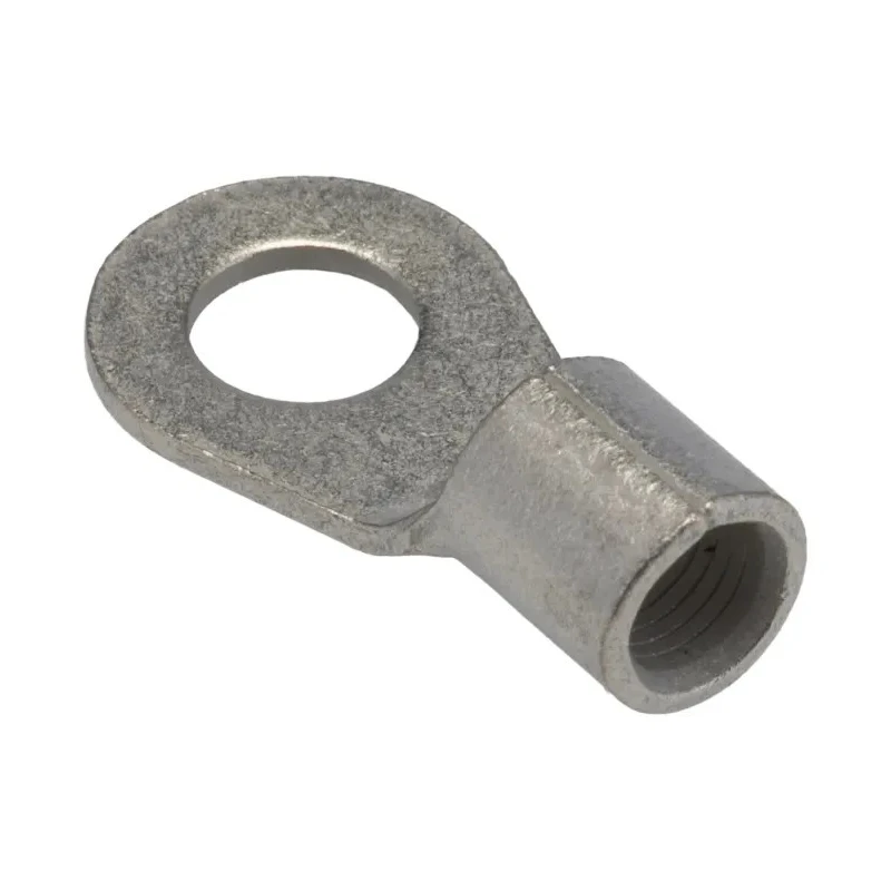 RS PRO Solistrand Uninsulated Crimp Ring Terminal M8 Stud Size 6 AWG Wire Size 33466