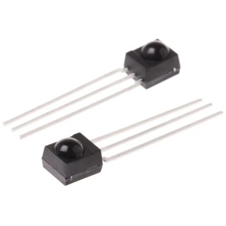 Vishay 38 kHz IR Receiver 3-Pin Through Hole TSOP2238 2.5 V to 5.5 V Supply 45 m Range ±45° Angle TSOP Package