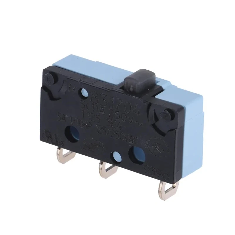 Crouzet Button Micro Switch, Solder Terminal, 5A, 250 V AC, SPDT, IP67 83170402