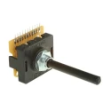 APEM PT 10 Position SP10T Rotary Switch 500mA Polyamide 66 Housing PCB Mount Solder Terminals SP10T