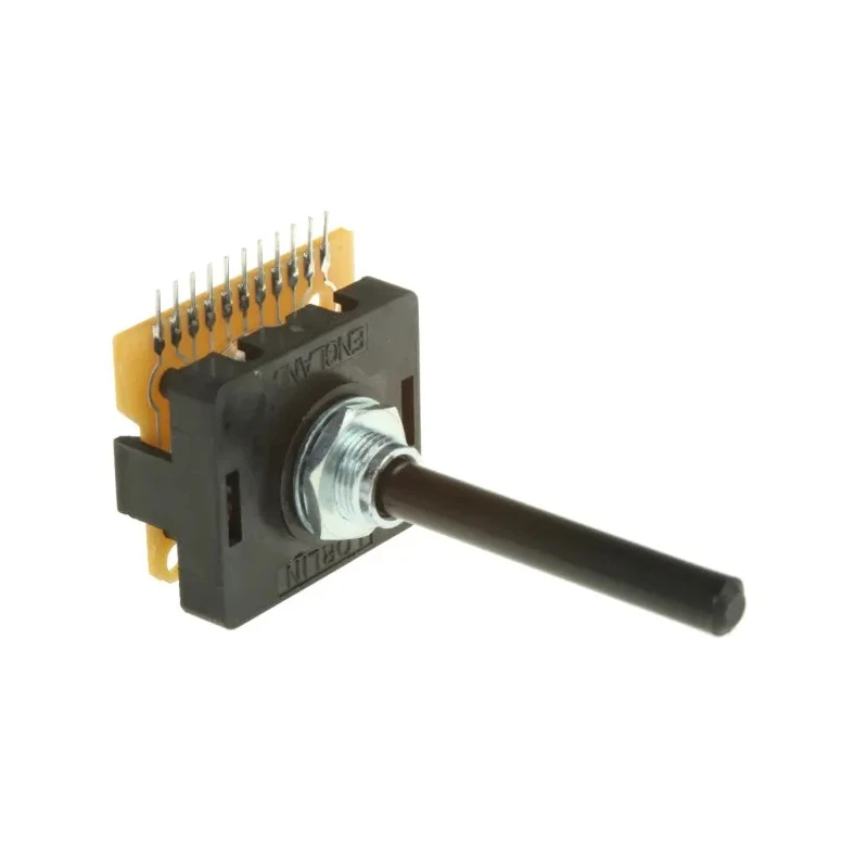APEM PT 10 Position SP10T Rotary Switch 500mA Polyamide 66 Housing PCB Mount Solder Terminals SP10T