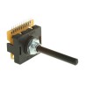 APEM PT 10 Position SP10T Rotary Switch 500mA Polyamide 66 Housing PCB Mount Solder Terminals SP10T